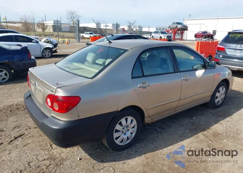 2005 Toyota Corolla Le из США, поврежденный, VIN 1NXBR30EX5Z498103